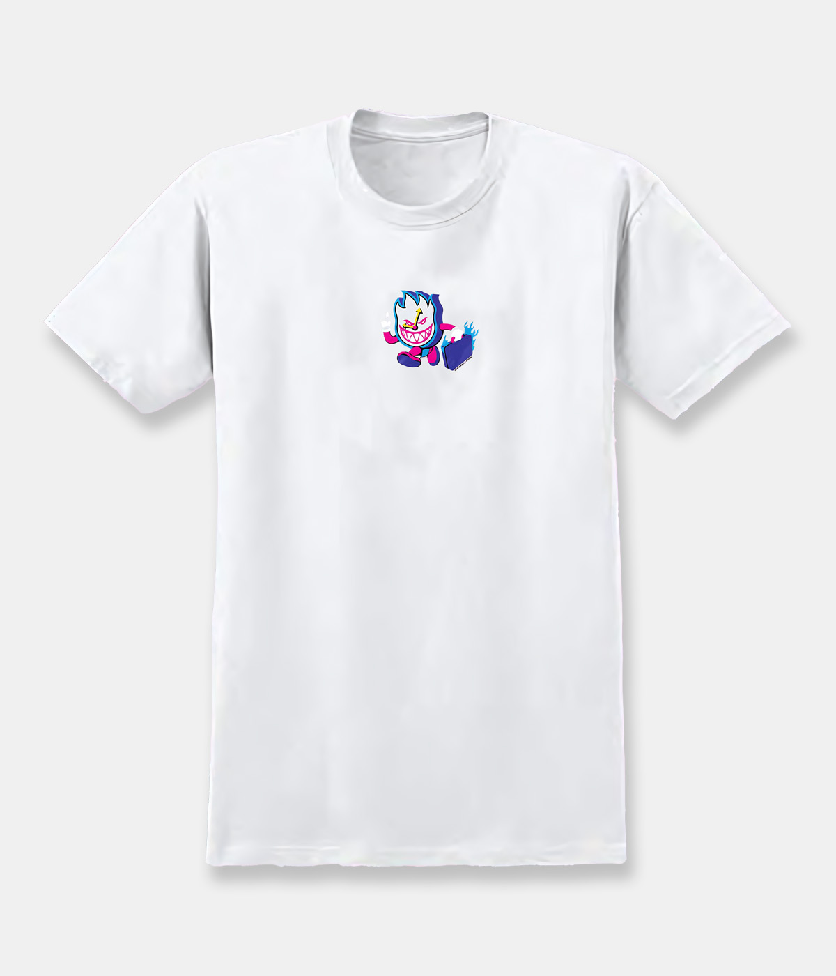 Spitfire Wheels - T-shirt SF Sci-fi Burning Time - White - S